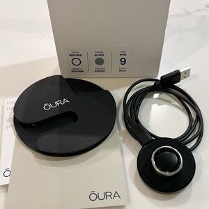 Oura Ring Gen 3 Silver Size 9